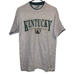Vintage 1991 Kentucky Horse Single Stitch Signal Sports Birdlegs Shirt M